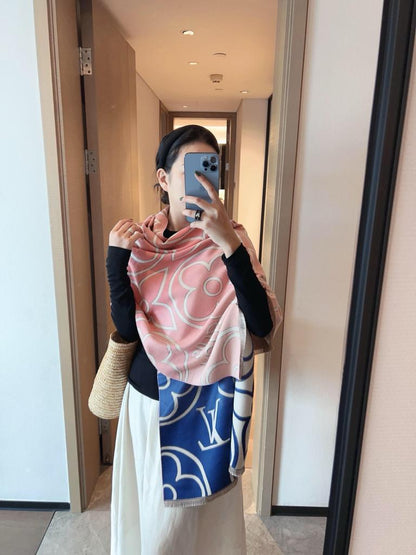 Louis Vuitton Multi Shade Woolen Stole