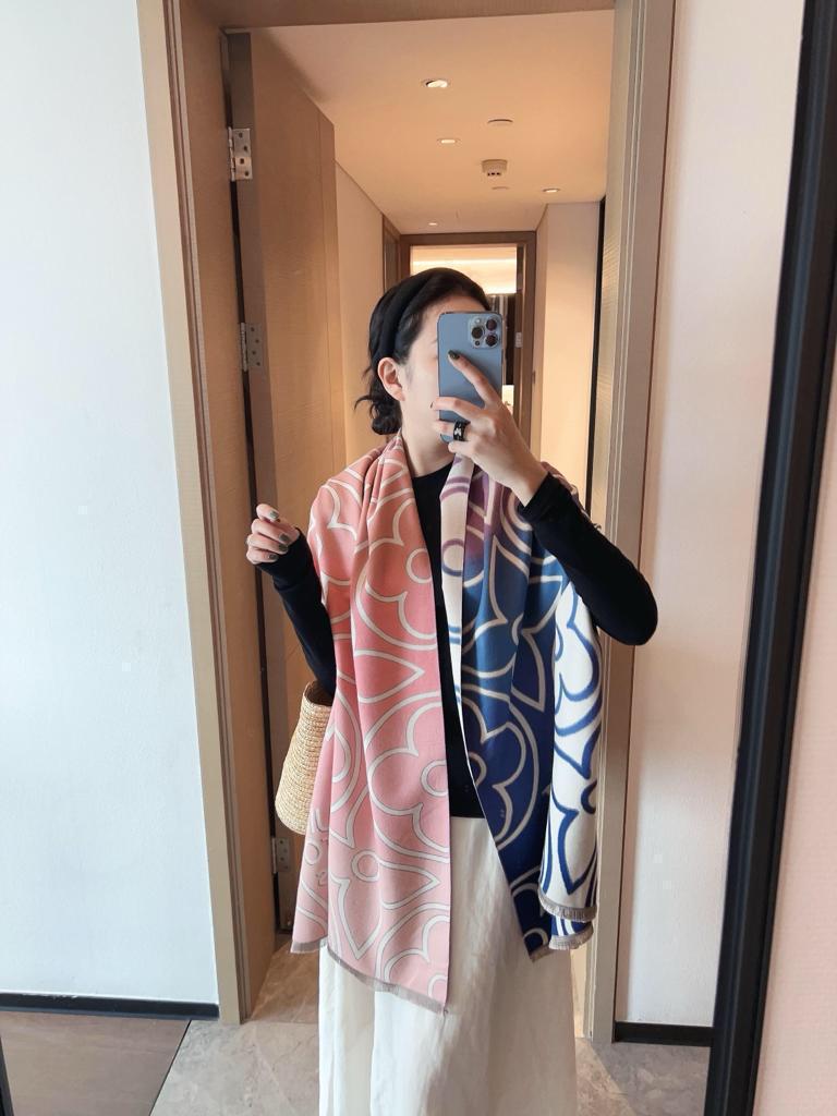 Louis Vuitton Multi Shade Woolen Stole