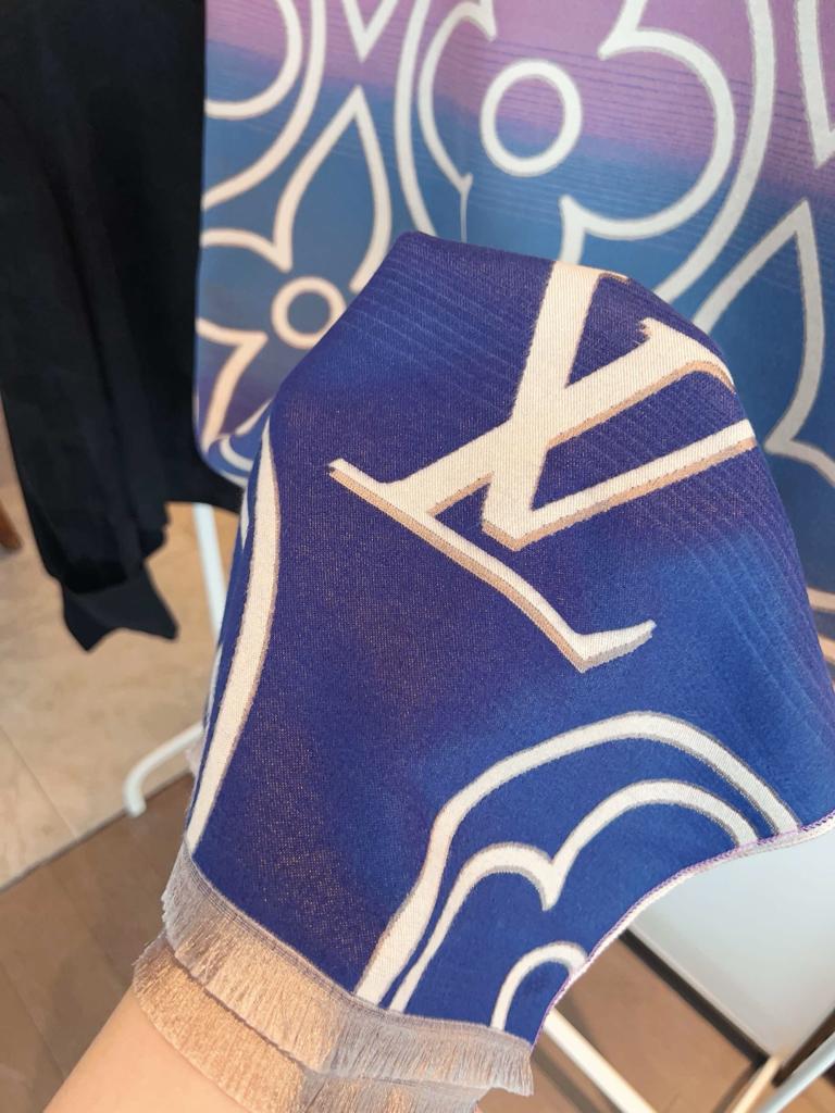 Louis Vuitton Multi Shade Woolen Stole