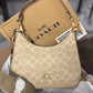 Coach C Logo Small Hobo Bag With Broad Long Strap
