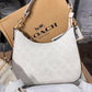 Coach C Logo Small Hobo Bag With Broad Long Strap