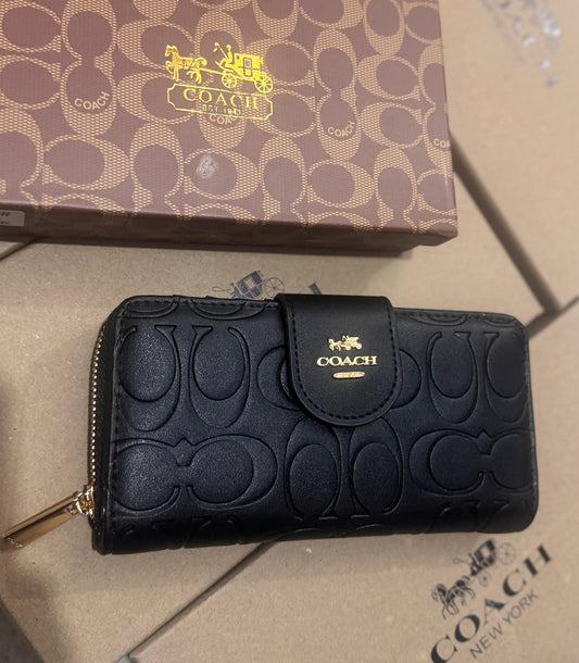 Coach Medium Corner Zipper Wallet