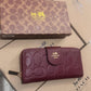 Coach Medium Corner Zipper Wallet