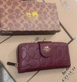 Coach Medium Corner Zipper Wallet