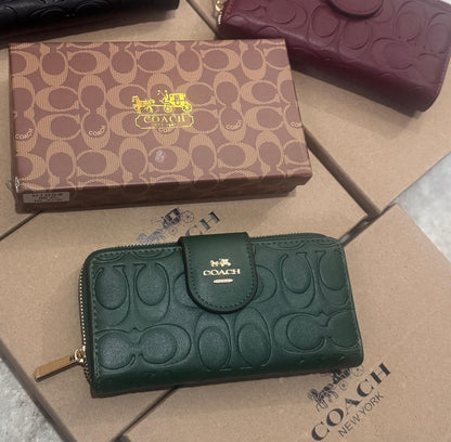 Coach Medium Corner Zipper Wallet