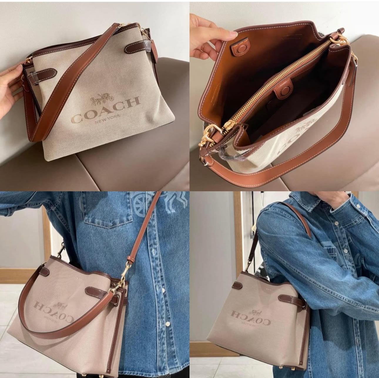 Coach Hanna Bucket Carryall