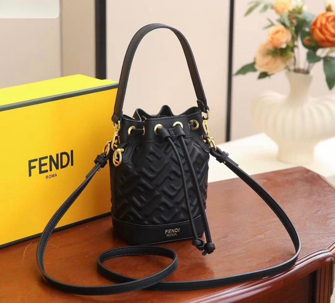 Fendi Zucca Small Bucket Bag