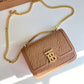 Burberry TB Monogram Quilted Shoulder Bag