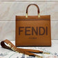 Fendi Roma Sunshine Small Tote Bag With Dust Bag & Shoulder Strap