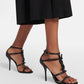 YSL Cassandra Black Sandle