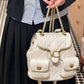 COACH TABBY CHAIN QUILTED BACKPACK