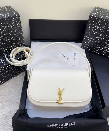 YSL VOLTAIRE SHOULDER BAG WITH PLUCK IN LOCK
