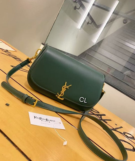 YSL VOLTAIRE SHOULDER BAG WITH PLUCK IN LOCK