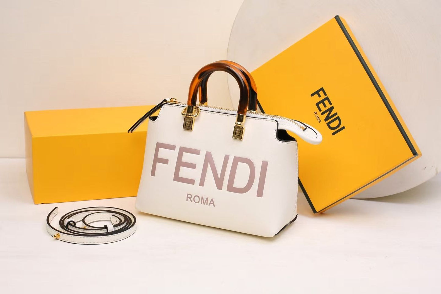 FENDI ROMA BY THE WAY SIGNATURE HANDY TRENDY BAG