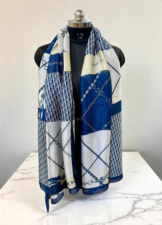 ASSORTED BRANDED SILK STOLES