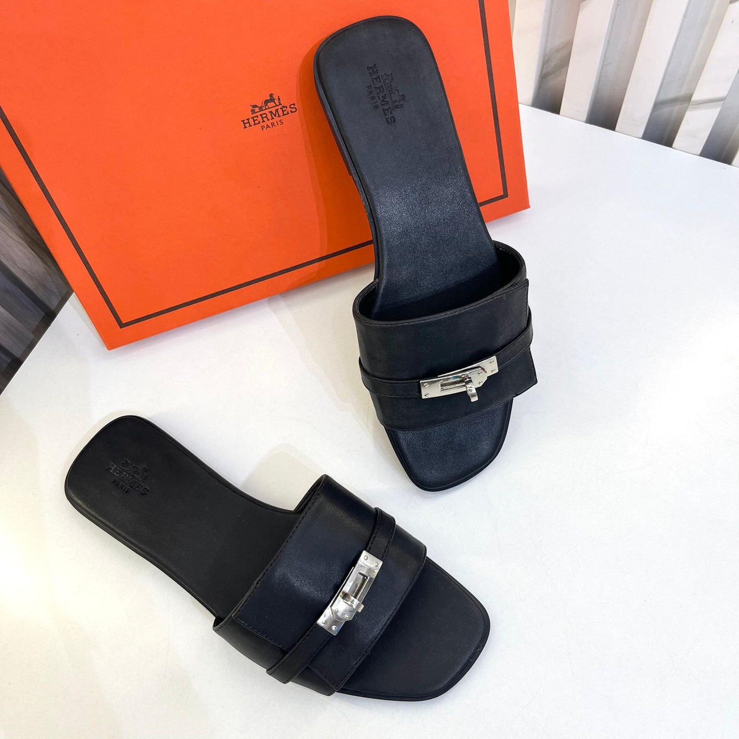 HERMES GIULIA SLIDE SANDAL