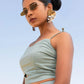 Blossom Hoop Earrings with Yellow Topaz Accentsn